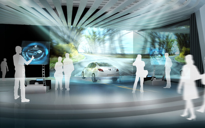 数字空间的动态叙事 SGM上海车展空间设计与电脑动画的交汇